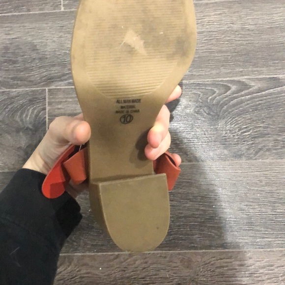 🌟2 for 35$ Burnt Orange Heeled Sandal - Picture 4 of 4